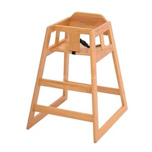 Brooks Olna Wooden Dining Baby High Chair Natural Wooden