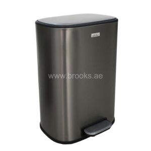 Brooks Xtreme SS Softclose Pedal Bin 12Ltr BlackGold 