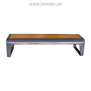 Brooks Olwen Bench Metal+Wood 180cm