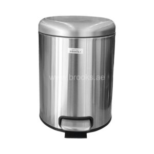 Brooks Blitz SS Softclose Pedal Bin 5Ltr Silver