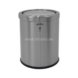 Brooks Dalo SS FRP Swing Bin 5Ltr.OD Silver