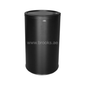 Brooks Dalo Full Black SS Swing Bin 50Ltr