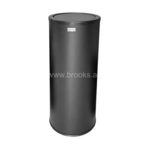 Brooks Dalo Full Black SS Swing Bin 30Ltr
