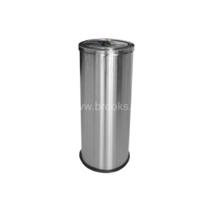 Brooks Phil SS Swing-Lid Waste Bin 20Ltr