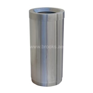 Brooks SS OD Open Bin Silver 80Ltr