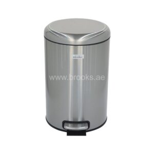 Brooks Blitz SS Softclose Pedal Bin 12Ltr Silver