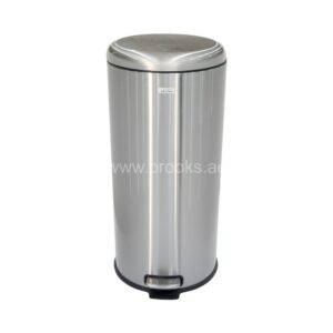 Brooks Blitz SS Softclose Pedal Bin 30Ltr Silver