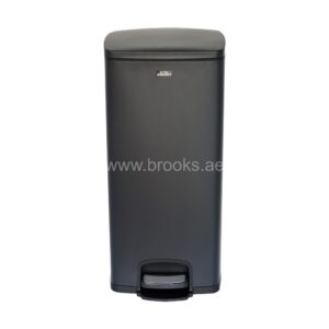 Brooks Cornet SS Pedal Bin 30Ltr Black Matt