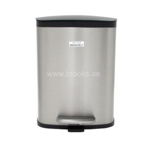 Brooks Oblo SS Pedal Bin 5Ltr Silver