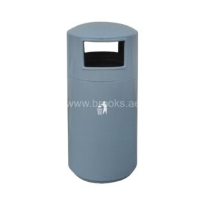 Brooks Outdoor Fiber Grey Open Bin 