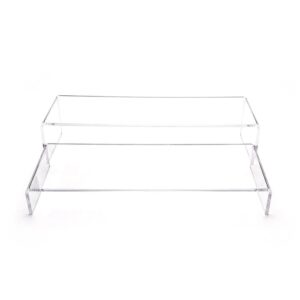 Veelex Acrylic Display Riser Organizer Pack of 2