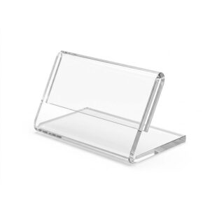Veelex Mini Clear Acrylic Sign Display Holder 