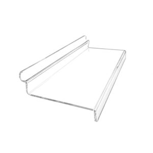 Veelex Clear Acrylic Slat Wall Display Stand 