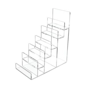 Veelex Clear Acrylic Wallet Display Stand 6 Layers 