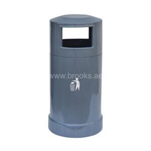 Brooks Outdoor Fiber Grey Open Bin