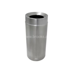 Brooks Luxora SS FRP Open Bin Silver 65Ltr