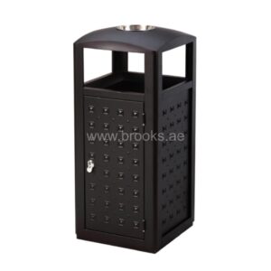  SS Ashtray Bin Black