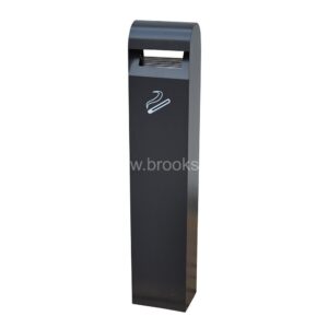 Brooks Ashtray Bin Black