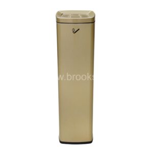 Brooks SS Ashtray Bin Champagne Gold 