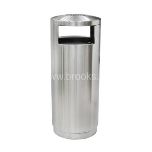 Brooks Raxo Open OD Bin with Ashtray Lid 80Ltr