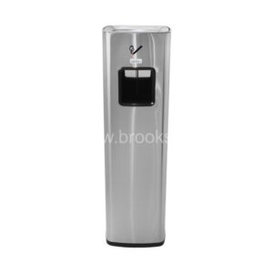 Brooks Ozzy SS Ashtray Bin Silver 11Ltr