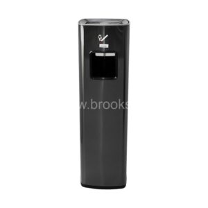 Brooks Ozzy SS Ashtray Bin Jet Black 11Ltr