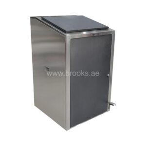 Brooks Dexi SS Square Pedal Bin 240Ltr