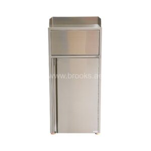 Brooks Dioz OD SS Food Court Bin Silver 125Ltr