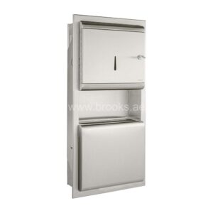 Recessed SS304 Paper Towel Dispenser with Bin 9.3Ltr