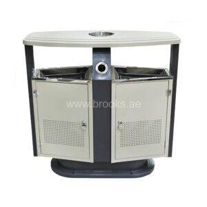 Brooks SS 2 Stream Recycle Bin with Ashtray