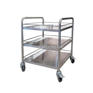 Brooks SS Service Cart 3Layer