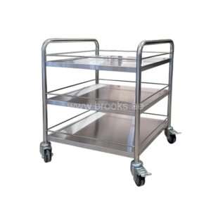 Brooks SS Service Cart 3 Layer