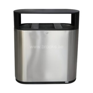 Brooks  3 Stream SS OD Recycle Bin 126Ltr