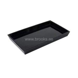 Poly Resin Tray Black 