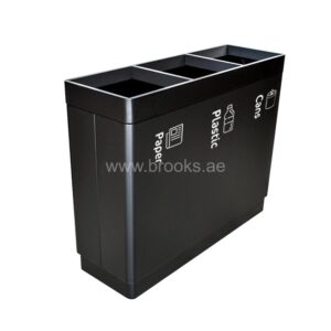 Brooks Valez 3 Stream Recycle Open Bin Black 156Ltr