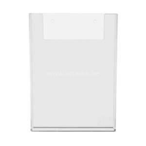 Clear Acrylic A4 Wall Mount Brochure Sign Holder 