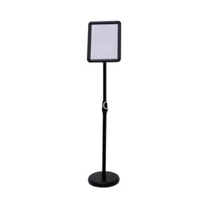Adjustable and rotatable A4 Display Stand Black