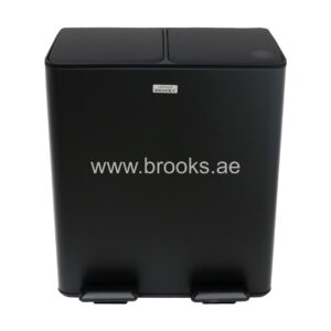 Brooks Flendy 2 Stream Recycle Bin 40Ltr Black