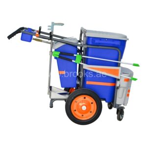 Brooks Outdoor Handpush Cleaning Trolley Double Bucket