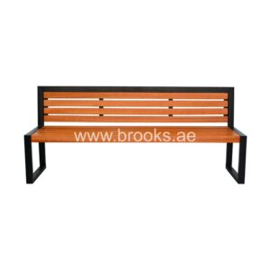 Brooks Zolvy Bench Metal+Wood 200cm