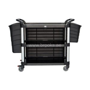 Brooks Artax Service Cart Black with Bucket