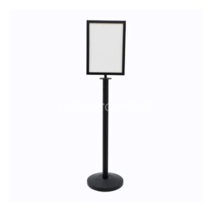Information Stand Double Sided A3 Vertical Black