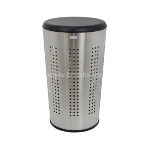 Keflex Round SS Laundry Bin 46Ltr 