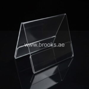 Veelex Mini A-Shape Clear Acrylic Buffet Tag 