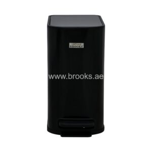 Brooks Valio Metal Pedal Bin 5Ltr . Black 