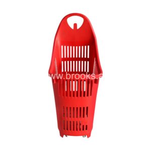 Plastic Shopping Trolley Red 70Ltr