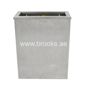SS Wall Mounted Bin Silver 23Ltr 