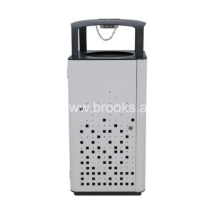 Brooks Florio GS Square Ashtray Bin 100Ltr