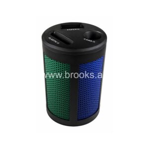 Toronto 3 Stream Round Recycle Bin 170Ltr